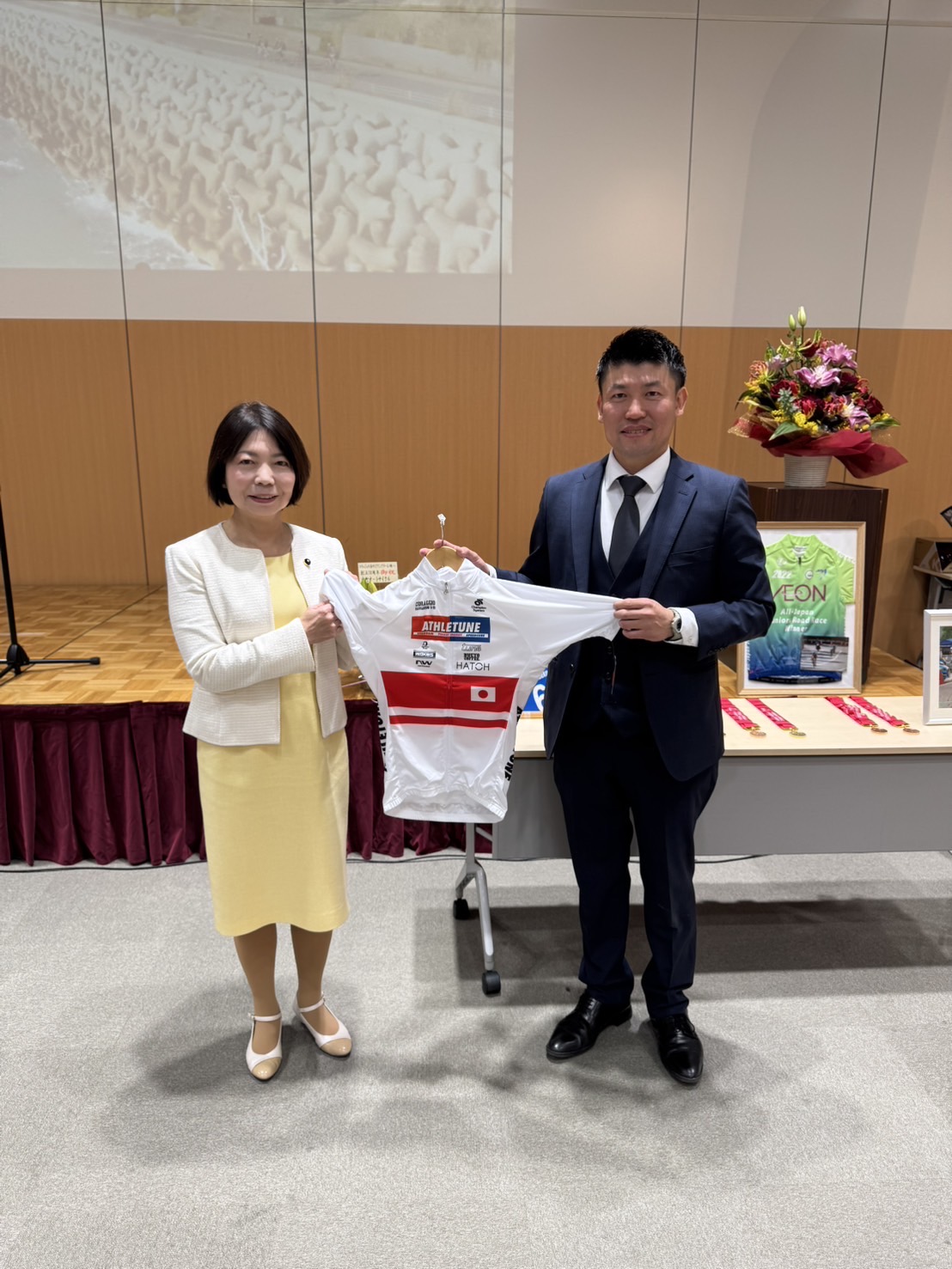 コラッジョ川西サイクリングチーム創立10周年記念式典
